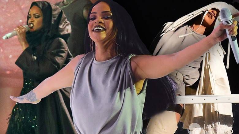 rihanna anti world tour stylizacje