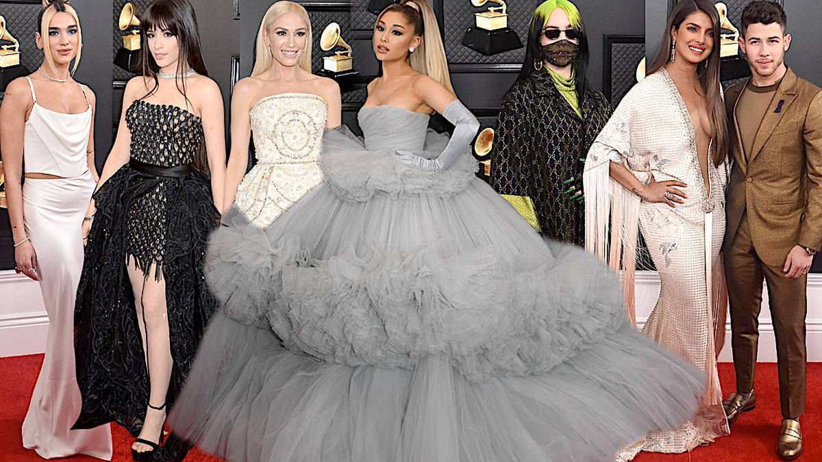 Grammy 2020. Kreacje gwiazd na gali: Ariana Grande, Camila Cabello, Dua Lipa, Billie Eilish [DUŻO ZDJĘĆ]