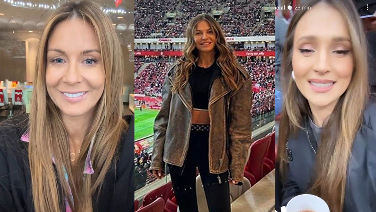 Anna Lewandowska, Małgorzata Rozenek, Marina na trybunach Stadionu Narodowego. Tak wspierają naszych piłkarzy!