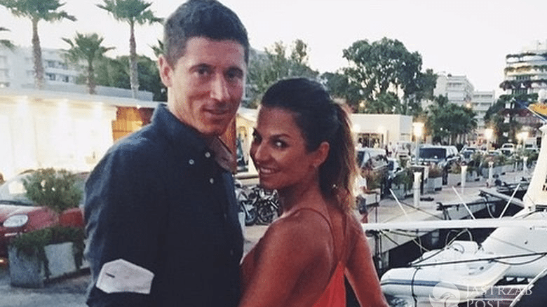 Anna i Robert Lewandowscy na wakacjach