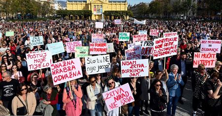 Szokujaca zbrodnia w Chorwacji. Tłumy protestujących