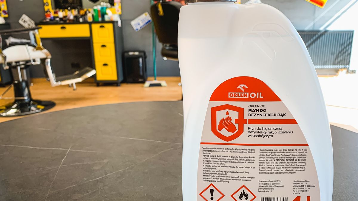 Sklepy bez zezwolenia sprzedawały płyn do dezynfekcji Orlenu?