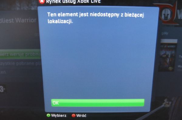 Krótka piłka: *usługa Xbox Live ma stać się oficjalnie dostępna w Polsce w listopadzie