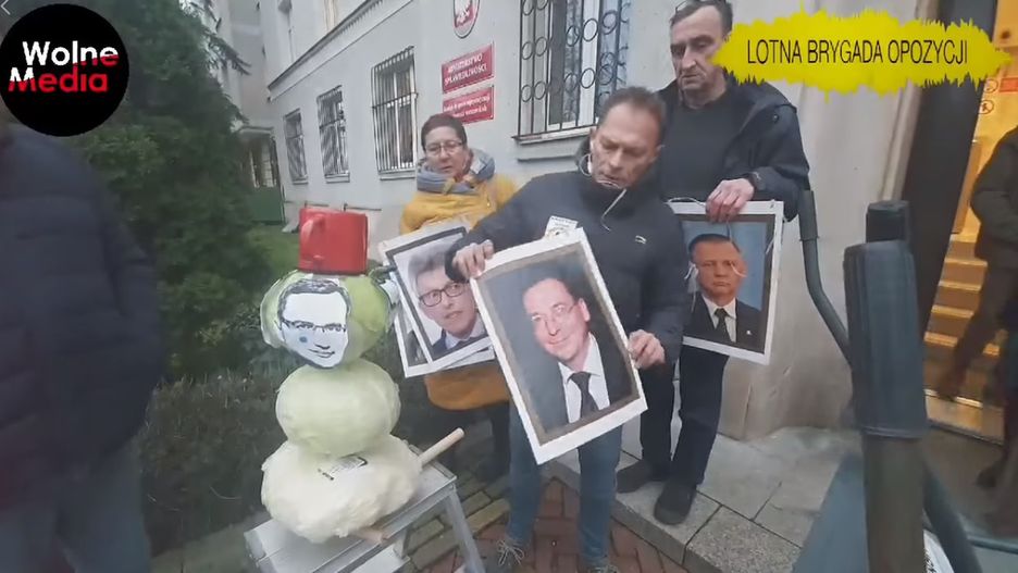 Lotna Brygada Opozycji przed Ministerstwem Sprawiedliwości