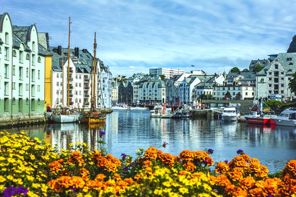 Norwegia - Alesund i Trondheim