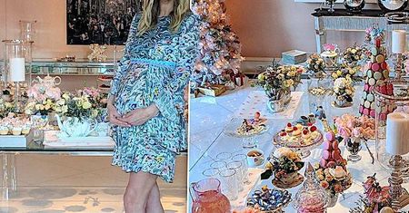 Miliarderka wyprawiła baby shower! Wśród gości gwiazdy, na stołach przepych, ale to choinka wprawia w osłupienie!