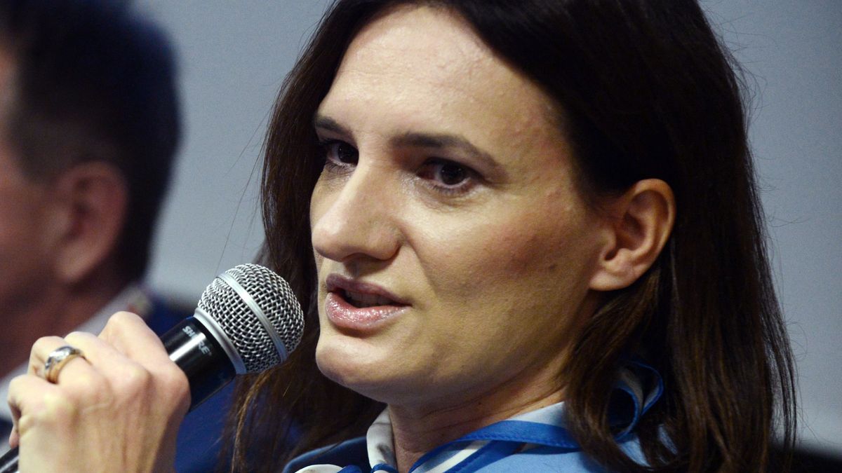 Monika Morawiecka podczas Kongresu 590 w listopadzie 2018 r.