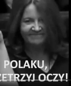 Joanna Lichocka bohaterką spotu PO. "Polaku, przetrzyj oczy"