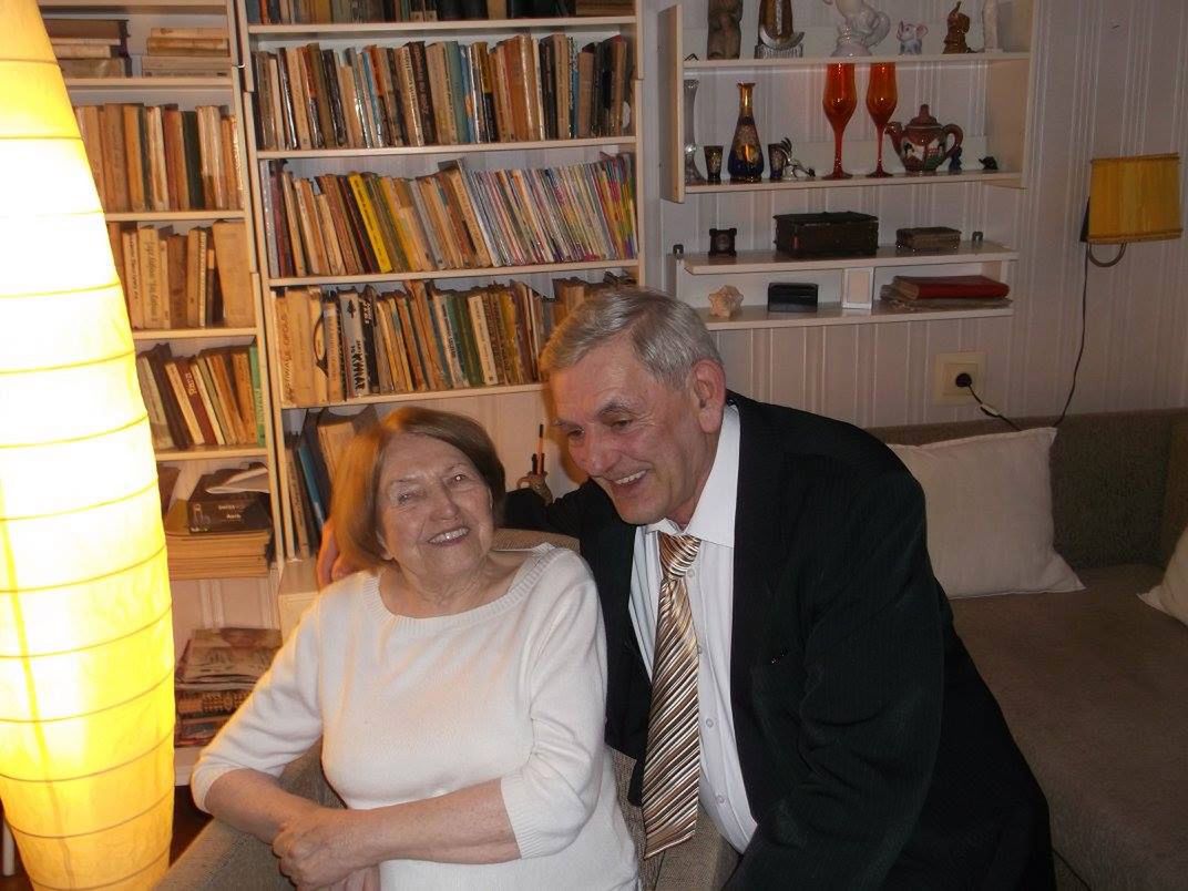Jerzy Rodowicz z mamą Niną Krasucką