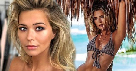 Zesztywniała z zimna Sandra Kubicka w samym bikini kusi pięknym biustem pozując w zaśnieżonym Aspen!