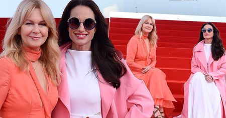 Cannes 2019. Spotkanie przepięknych ambasadorek marki L'Oréal Paris: Grażyny Torbickiej i Andie MacDowell. Te stylizacje są fenomenalne!