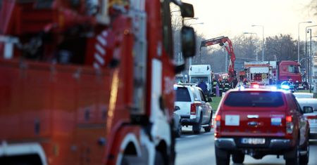 Warszawa stoi. Śmiertelny wypadek w Dolinie Służewieckiej
