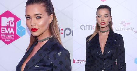 Sandra Kubicka zaszalała z dekoltem. Nikt nie mógł odwrócić od niej wzroku