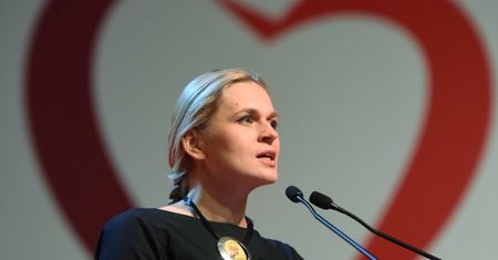 Ironizowanie Barbary Nowackiej. Mówi o "wielkiej zasłudze Kaczyńskiego"