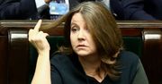 Joanna Lichocka na cenzurowanym. Posłanka PiS i jej słynny gest problemem dla sztabu prezydenta