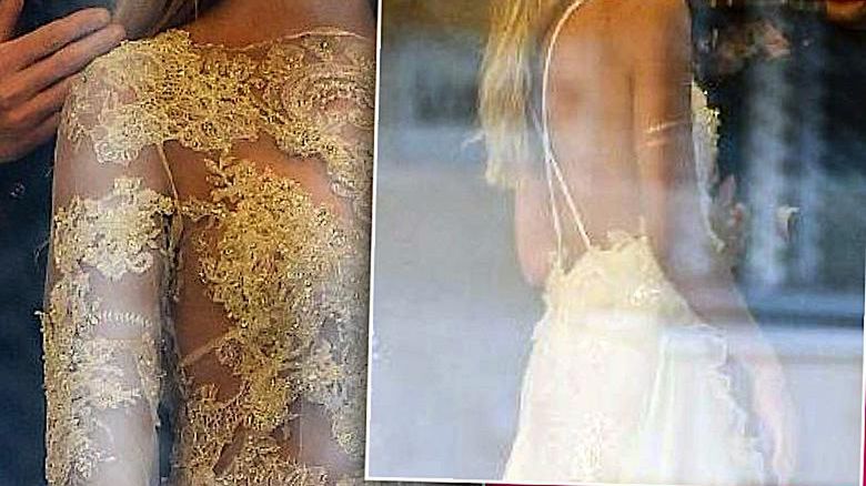 Sandra Kubicka, suknia ślubna