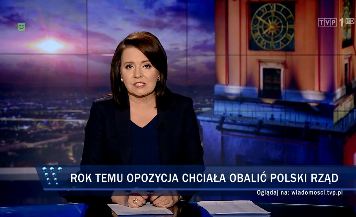 "Wiadomości" TVP o rocznicy "puczu" opozycji. Zobacz, jak to zilustrowali