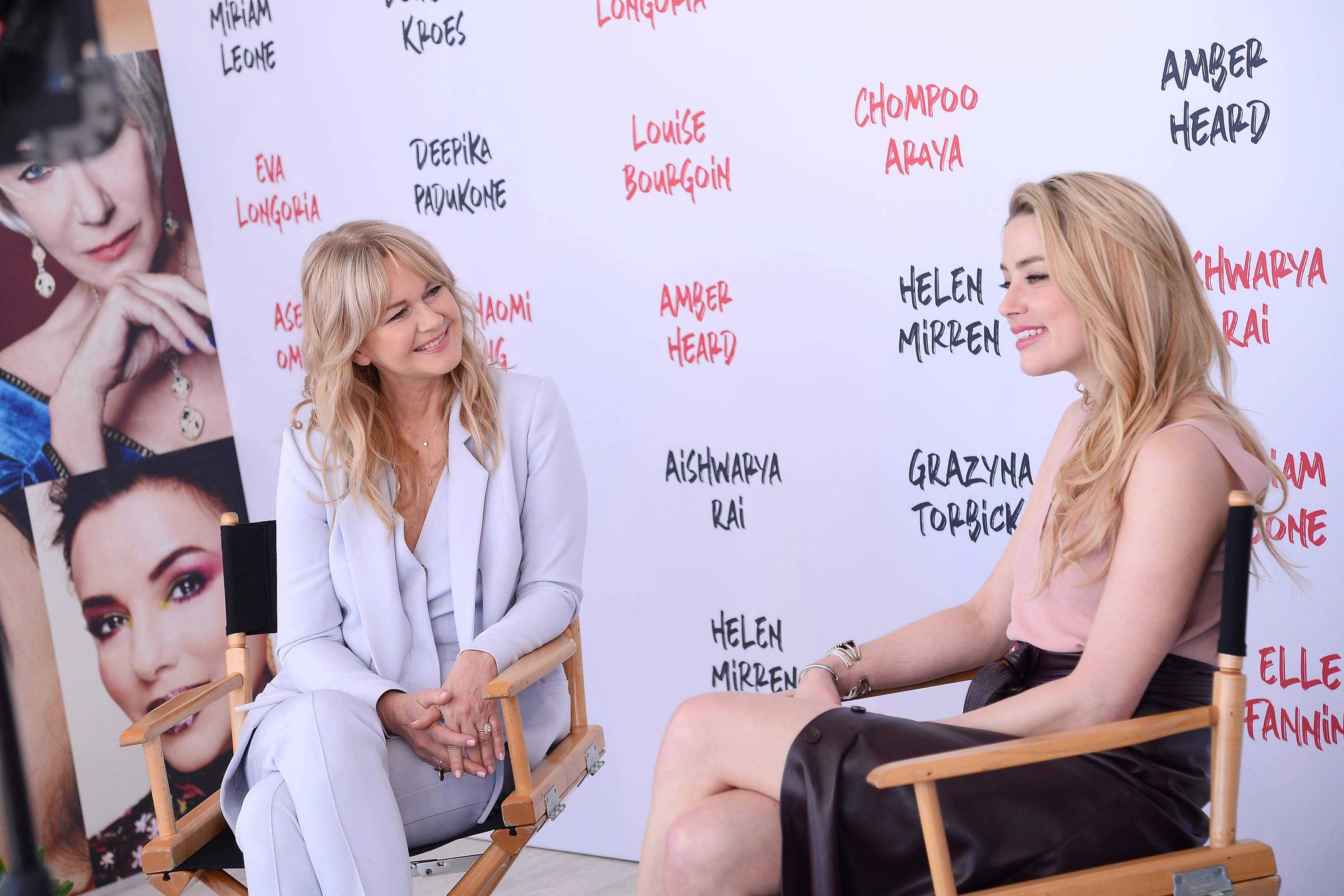 Amber Heard i Grażyna Torbicka - Cannes 2019