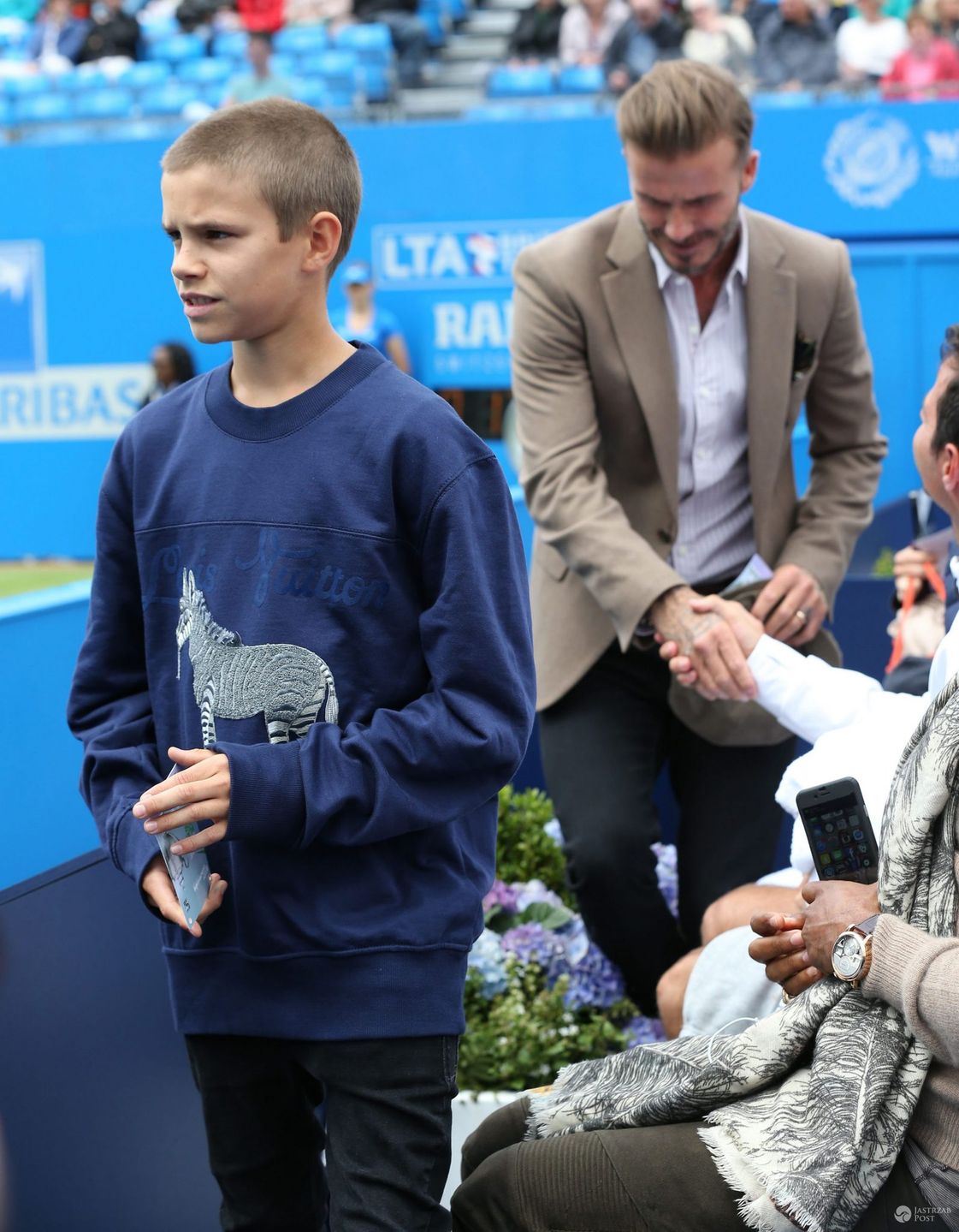 David i Romeo Beckham (fot. ONS)