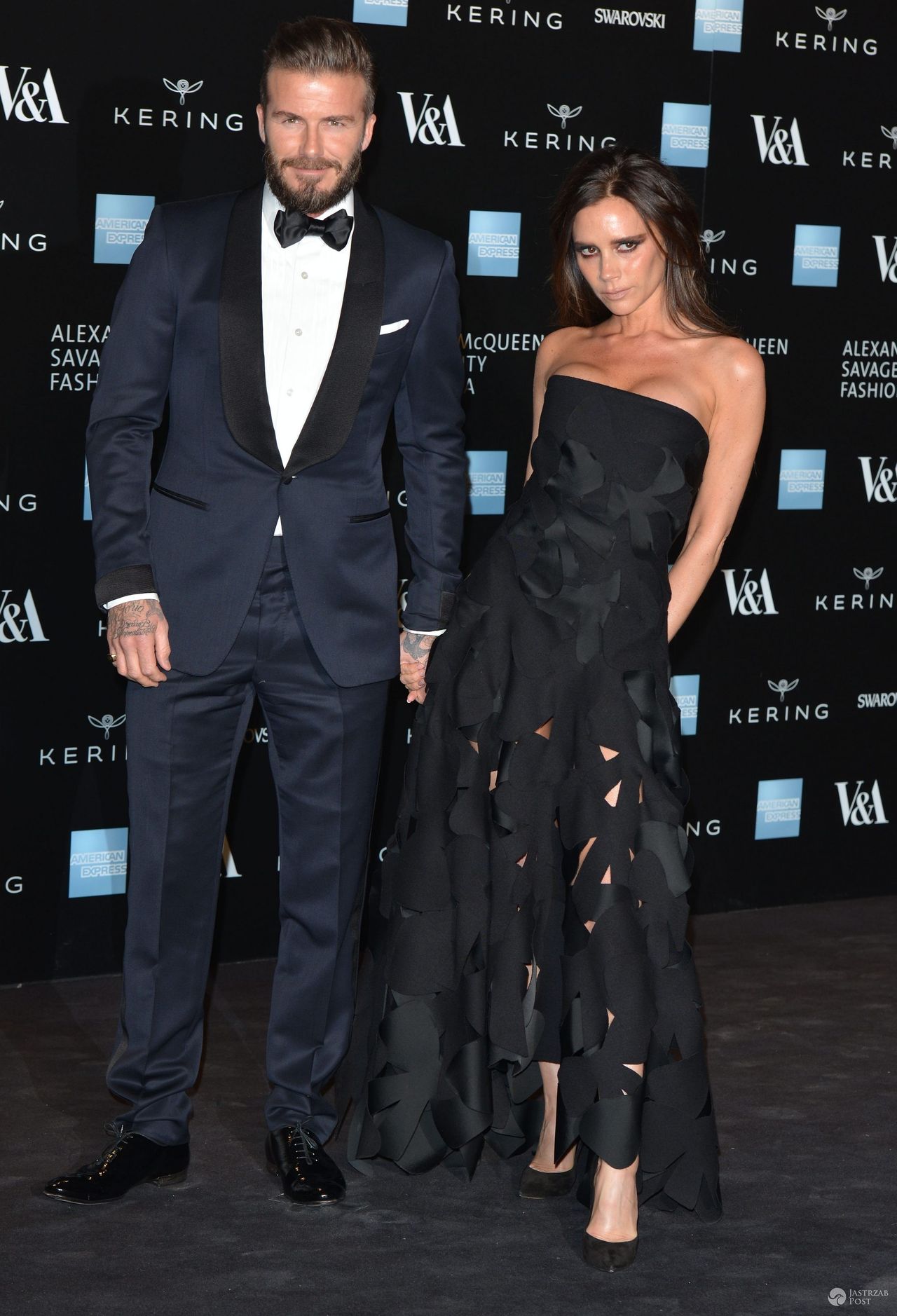 David Beckham i Victoria Beckham (fot. ONS)