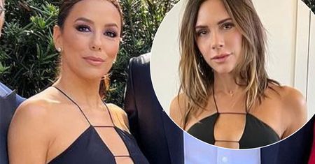 Ale numer! Eva Longoria na ślubie Brooklyna Beckhama w identycznej sukience jak Victoria