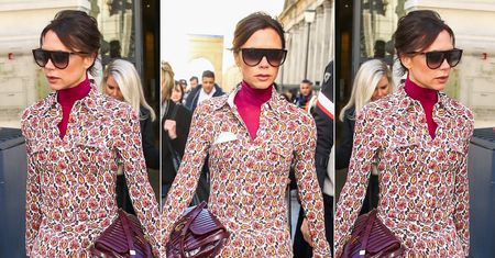 LOOK OF THE DAY: Victoria Beckham pokazuje, jak nosić letnią sukienkę zimą