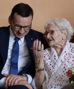 Premier Mateusz Morawiecki odwiedził najdłużej żyjącą obywatelkę Polski