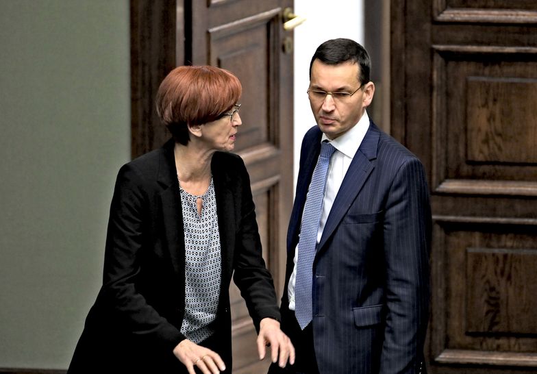 Premier Mateusz Morawiecki i Elżbieta Rafalska - ci politycy w głównej mierze odpowiadają za trzynastą emeryturę