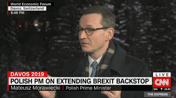 Premier Mateusz Morawiecki został przepytany na Światowym Forum Ekonomicznym w Davos