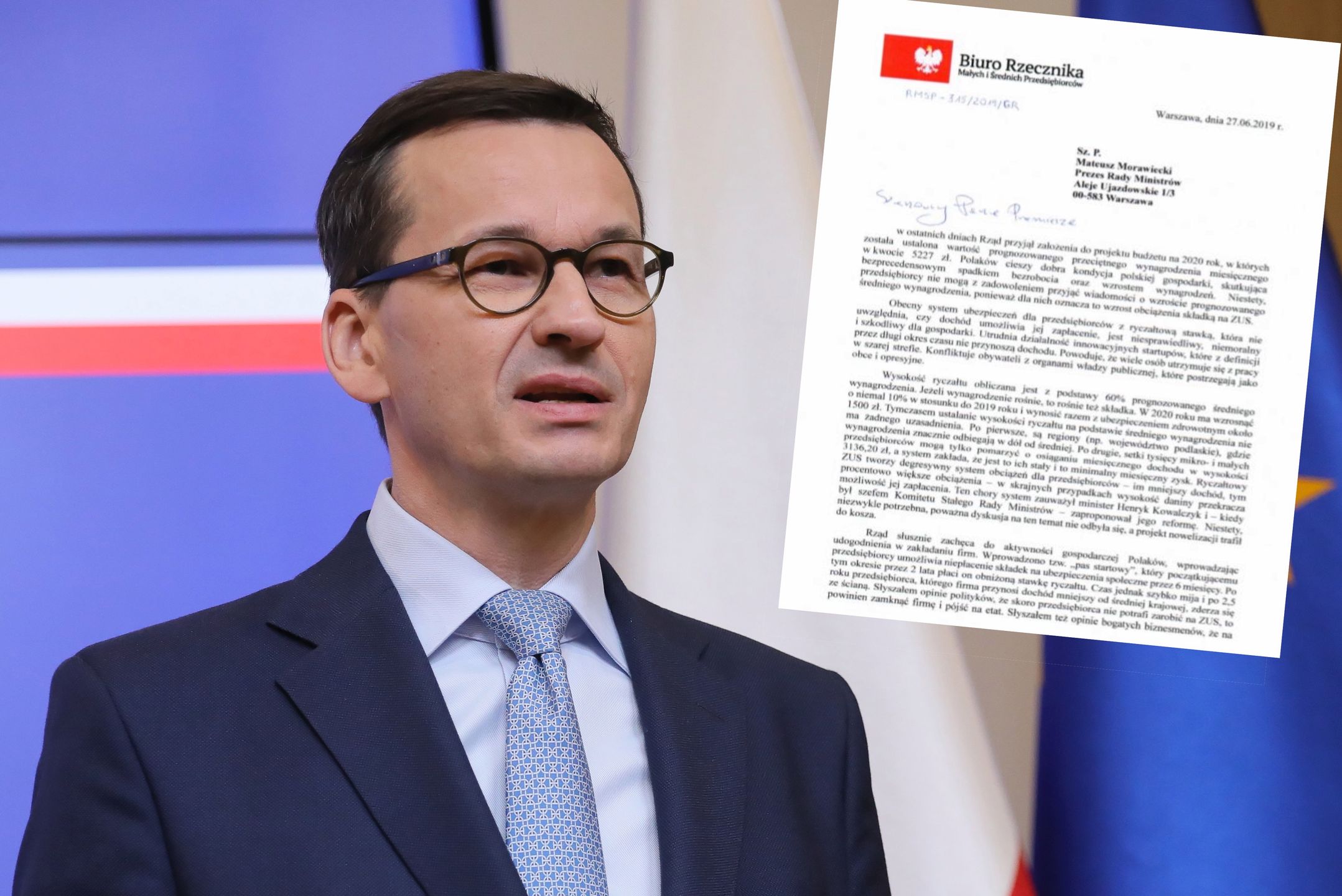 Adam Abramowicz pisze do premiera. Chce szybkiej likwidacji ryczałtowego ZUS. 
