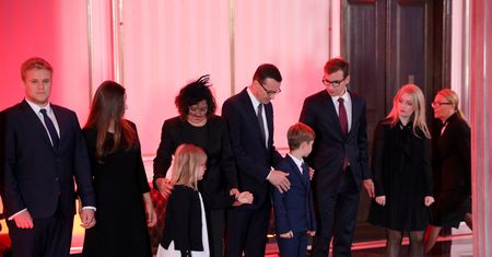 Pożegnanie Kornela Morawieckiego w Sejmie. Obecny premier z rodziną