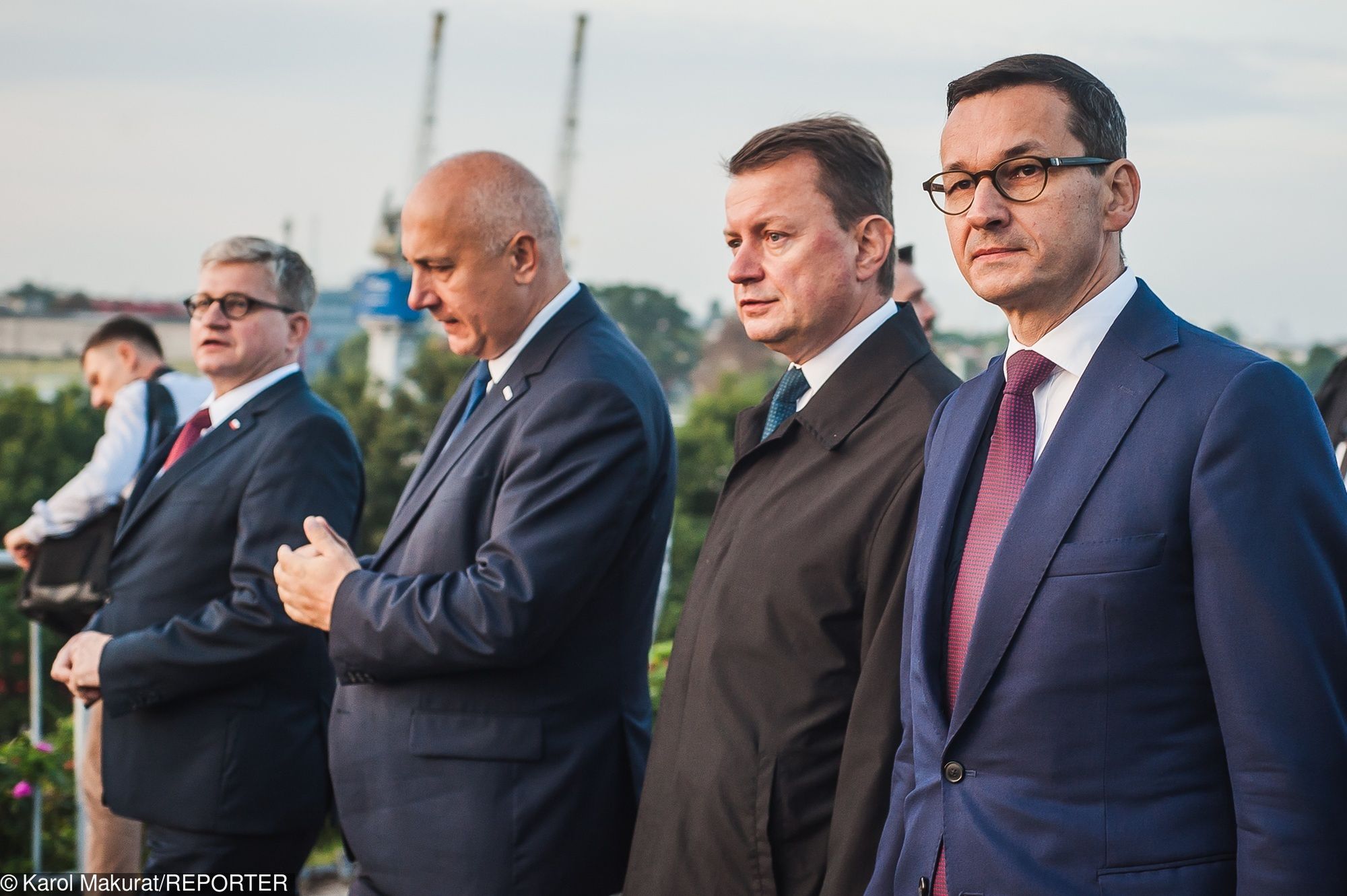 Mateusz Morawiecki, Mariusz Błaszczak i Joachim Brudziński rozmawiali w piątek w Sejmie