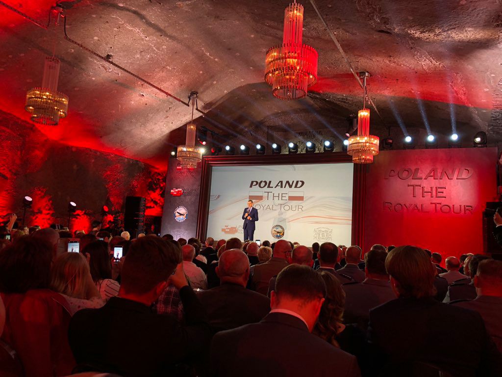 Premier Mateusz Morawiecki przed polską premierą "Poland: The Royal Tour"