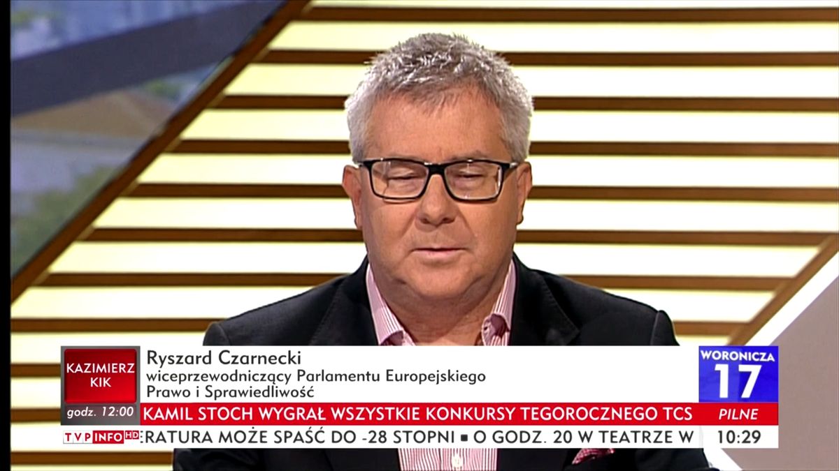 Ryszard Czarnecki nie przeprosi Róży Thun. Porównał ją do faworytki Adolfa Hitlera