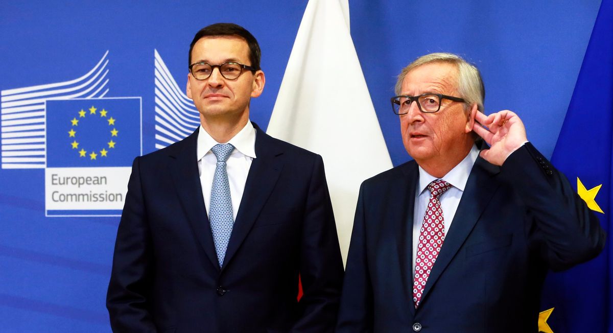 Rozmowa Morawiecki-Juncker bez efektów. "Nie było żadnego spotkania"