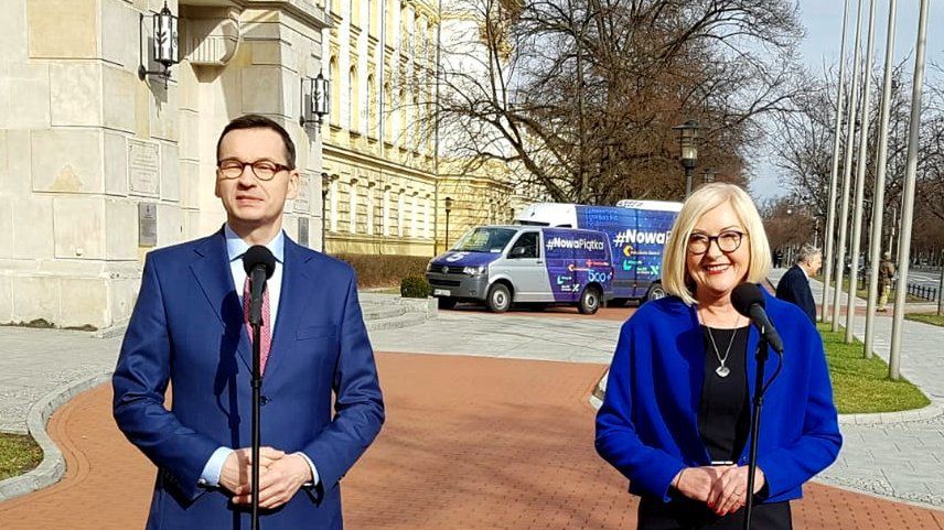 - Prawdziwa wolność to sprawiedliwa polityka społeczna - ocenił Mateusz Morawiecki.