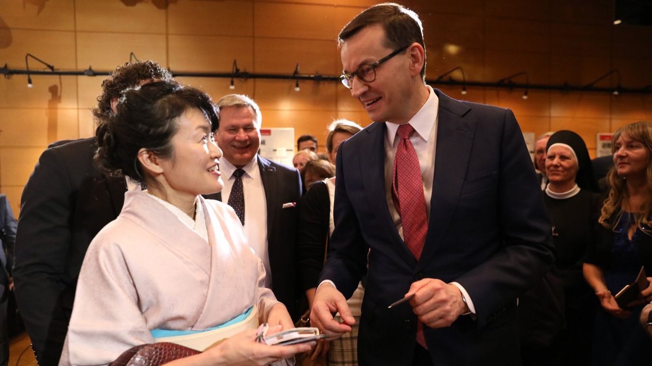 Mateusz Morawiecki w Japonii. Chwalił polską gospodarkę i... japoński sport