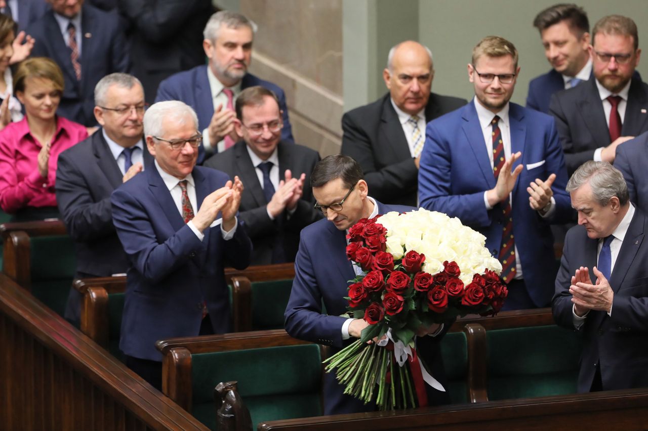 Sejm udzielił wotum zaufania rządowi Mateusza Morawieckiego. Niespodzianek nie było
