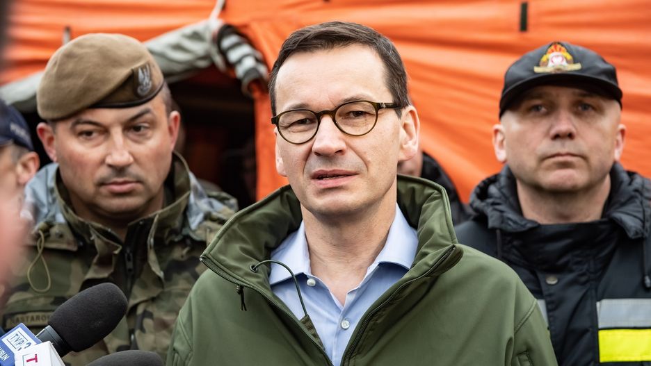 Wcześniej premier odwiedził Lubelszczyznę, gdzie dała o sobie znać trąba powietrzna