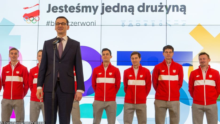 Premier Morawiecki nazwał skoczków "dumą Polski"