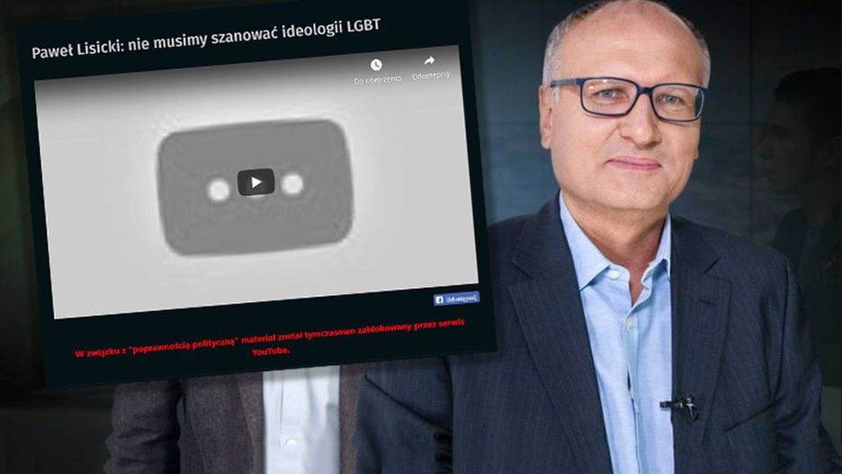 Paweł Lisicki uważa, że "mamy do czynienia z cenzurą"