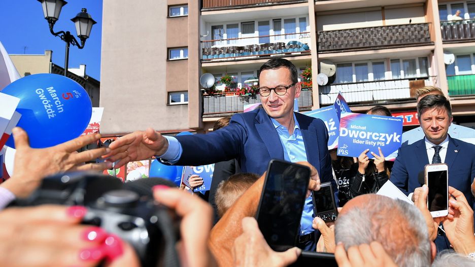 Wybory parlamentarne 2019. Mateusz Morawiecki przed Świdnicą odwiedził Ząbkowice Śląskie