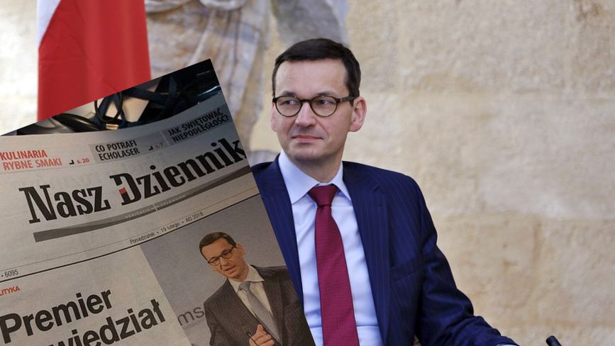 Redakcja prawicowego medium broni Morawieckiego