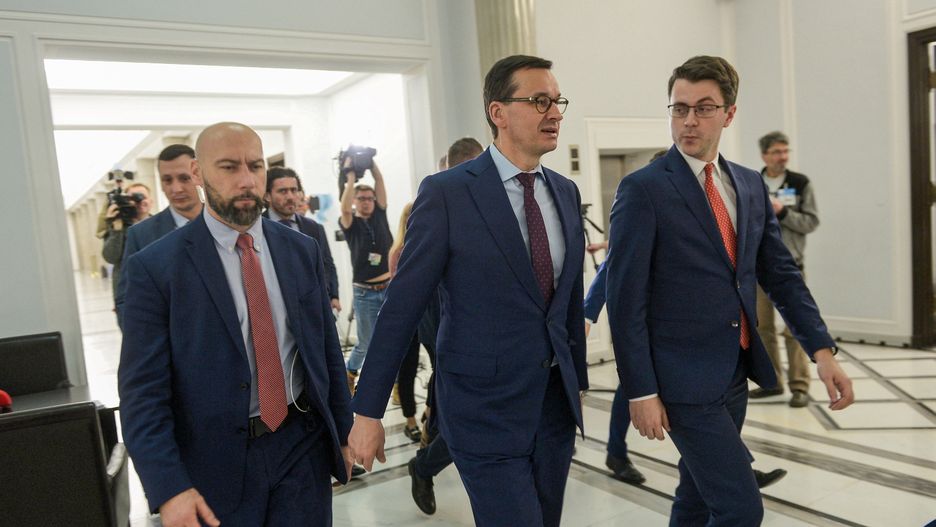 Sąd Najwyższy i uchwała ws. KRS. Premier Mateusz Morawiecki i rzecznik rządu