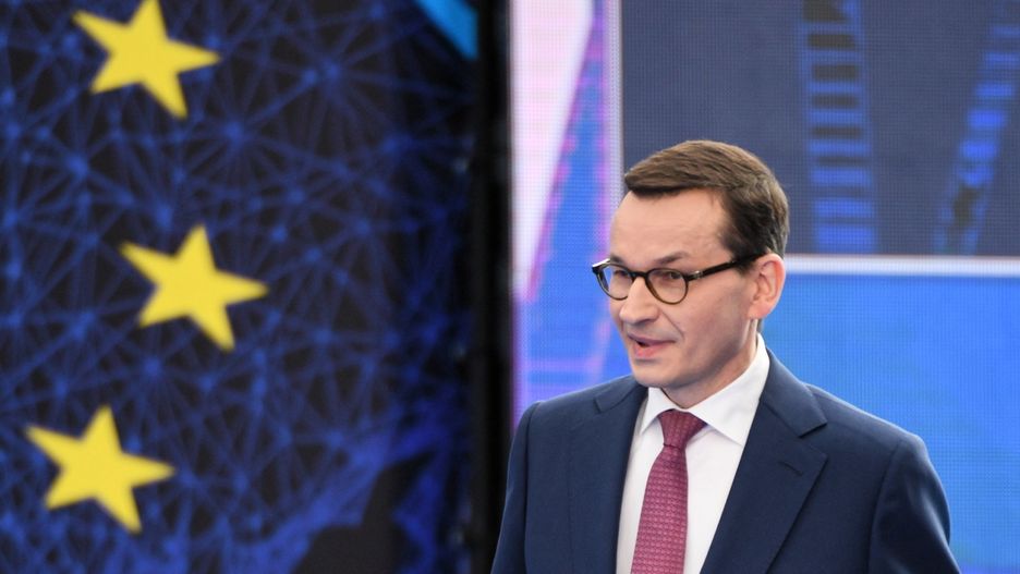 Mateusz Morawiecki na konwencji PiS