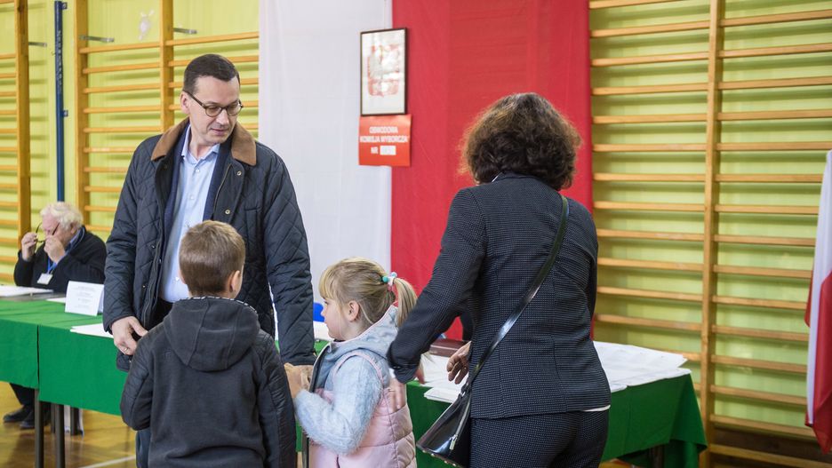 Mateusz Morawiecki z rodziną