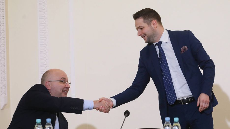 Robert Kropiwnicki i Patryk Jaki na posiedzeniu komisji weryfikacyjnej