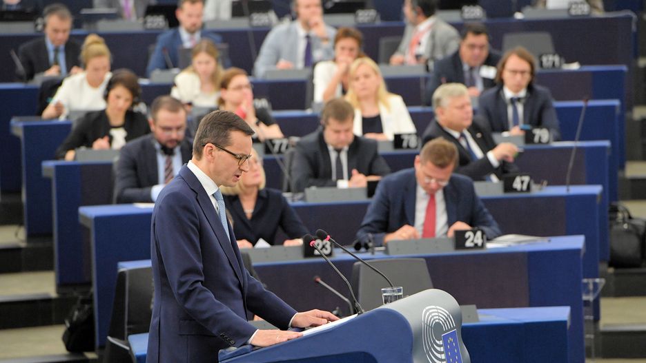Wystąpienie Mateusza Morawieckiego w PE trwało ok. 20 minut