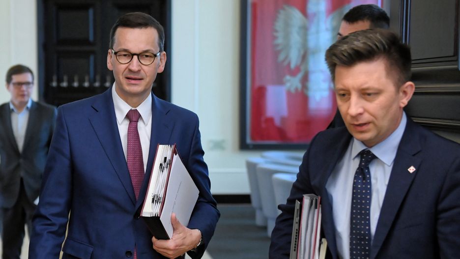 Mateusz Morawiecki na posiedzeniu rządu