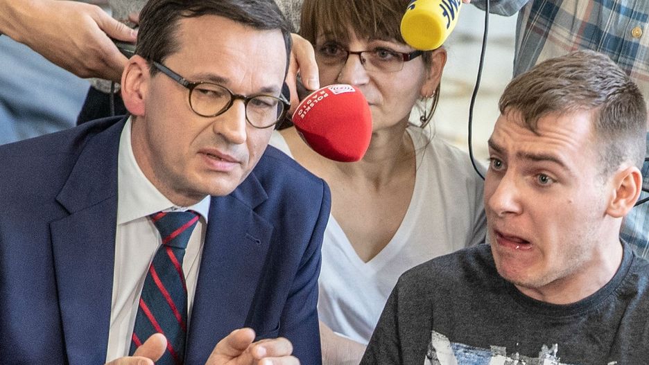 Największy bohater protestu w Sejmie. Mimo swoich ułomności wiedział jak odpowiedzieć premierowi